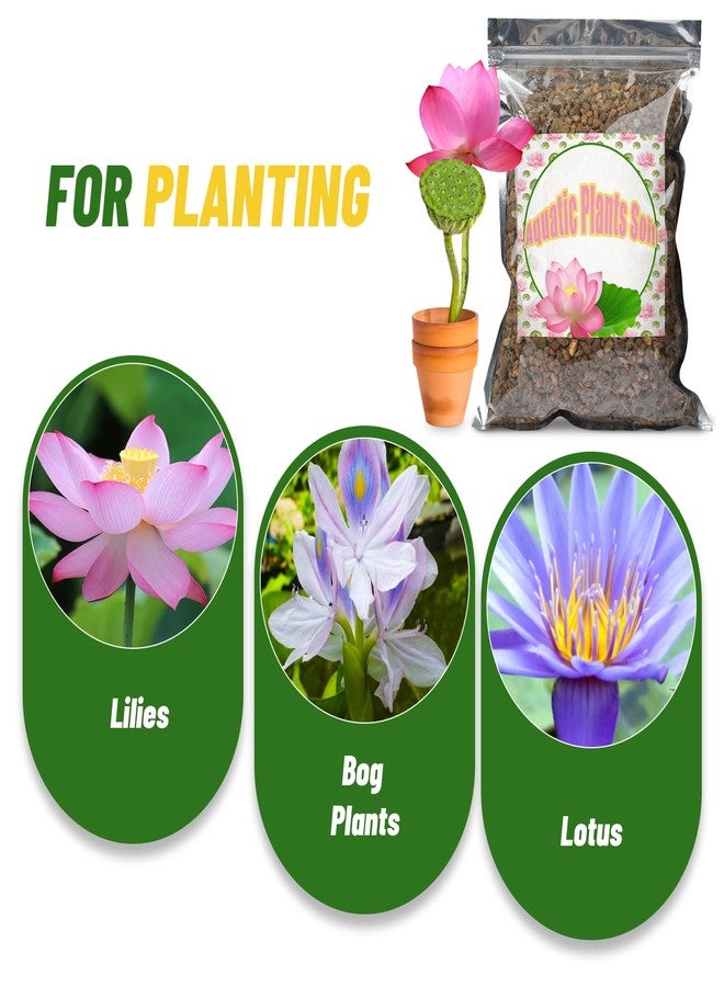 Doter Aquatic Soil for Plants - 2.2LBS, Clay Aquarium Soil Suitable for Small Ponds & Water Plants Like Lotus & Water Lily, Safe for Fish & Aquatic Life - Image 3